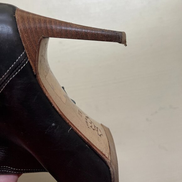 Kenneth Cole NY Point Break II Leather Stiletto boots - Picture 6 of 10